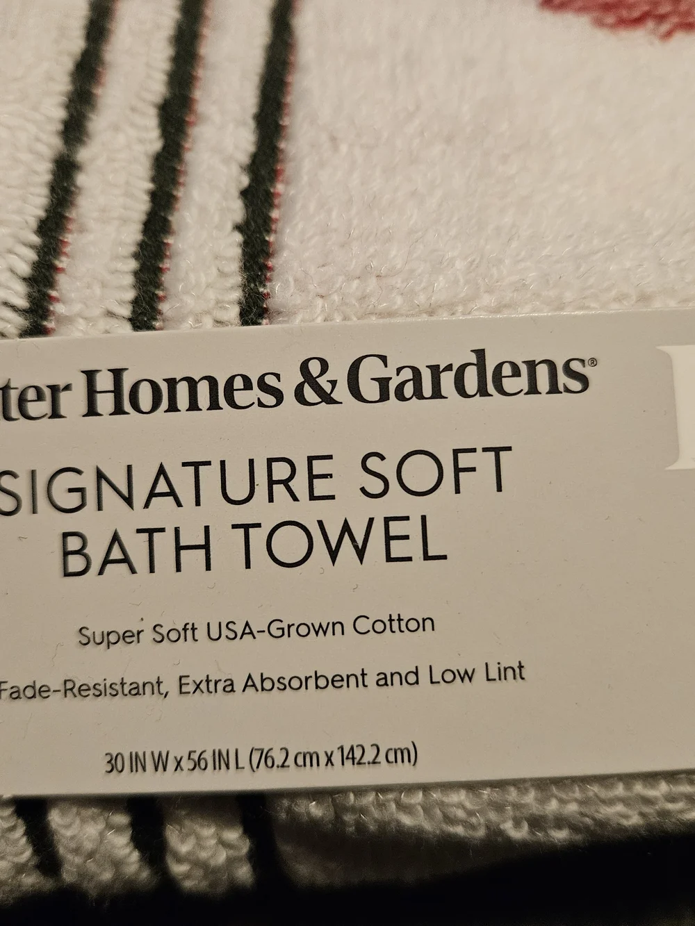 Better Homes And Gardens Red, White & Black Plaid Holiday Towels (2)